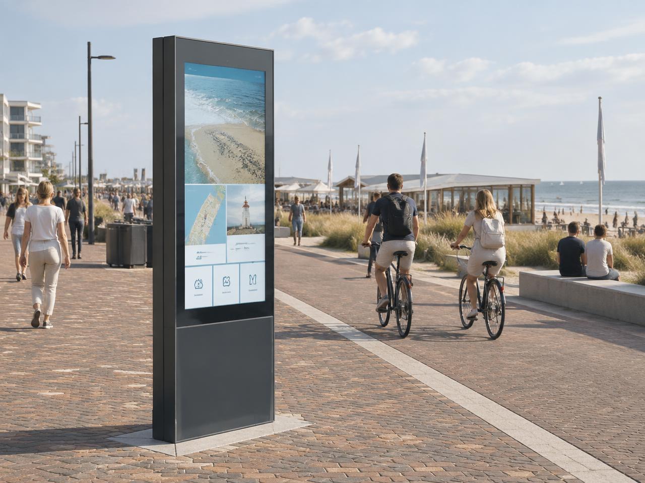 Conceptvisualisatie Boulevard in Noordwijk